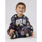 Name It Navy Blazer Nmmjacco Spider Nreg Swe Byxor Unb Mar