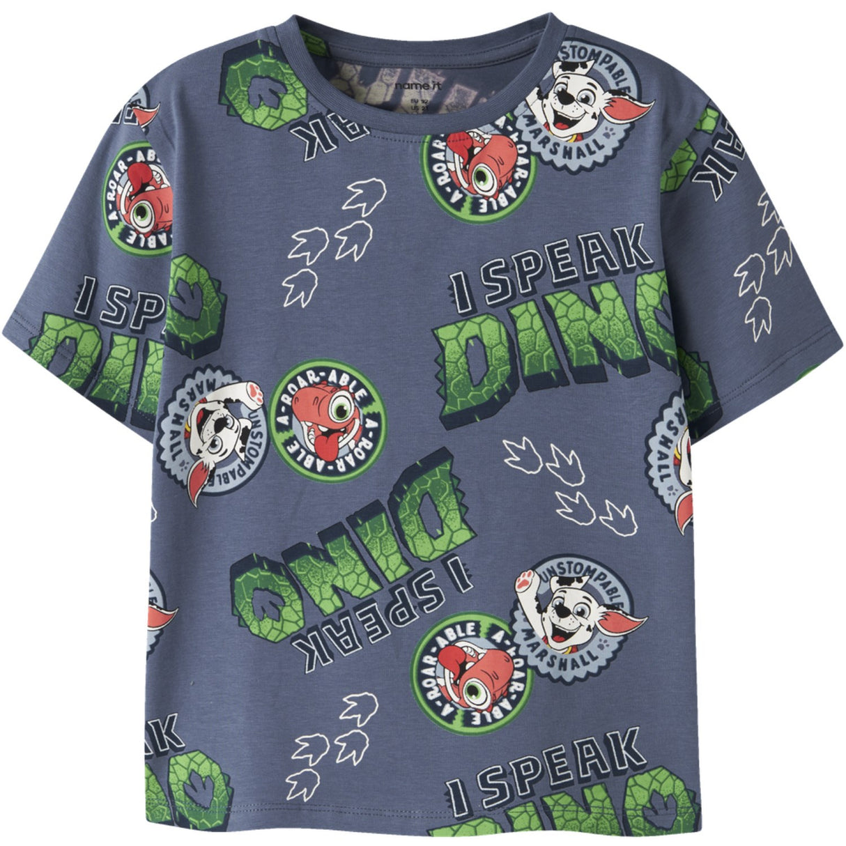Name It Vintage Indigo Nmmjok Paw Ss Nreg Topp Cplgm
