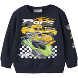 Name It Navy Blazer Nmmjerry Hotwheels Nreg Sweat Unb Mat