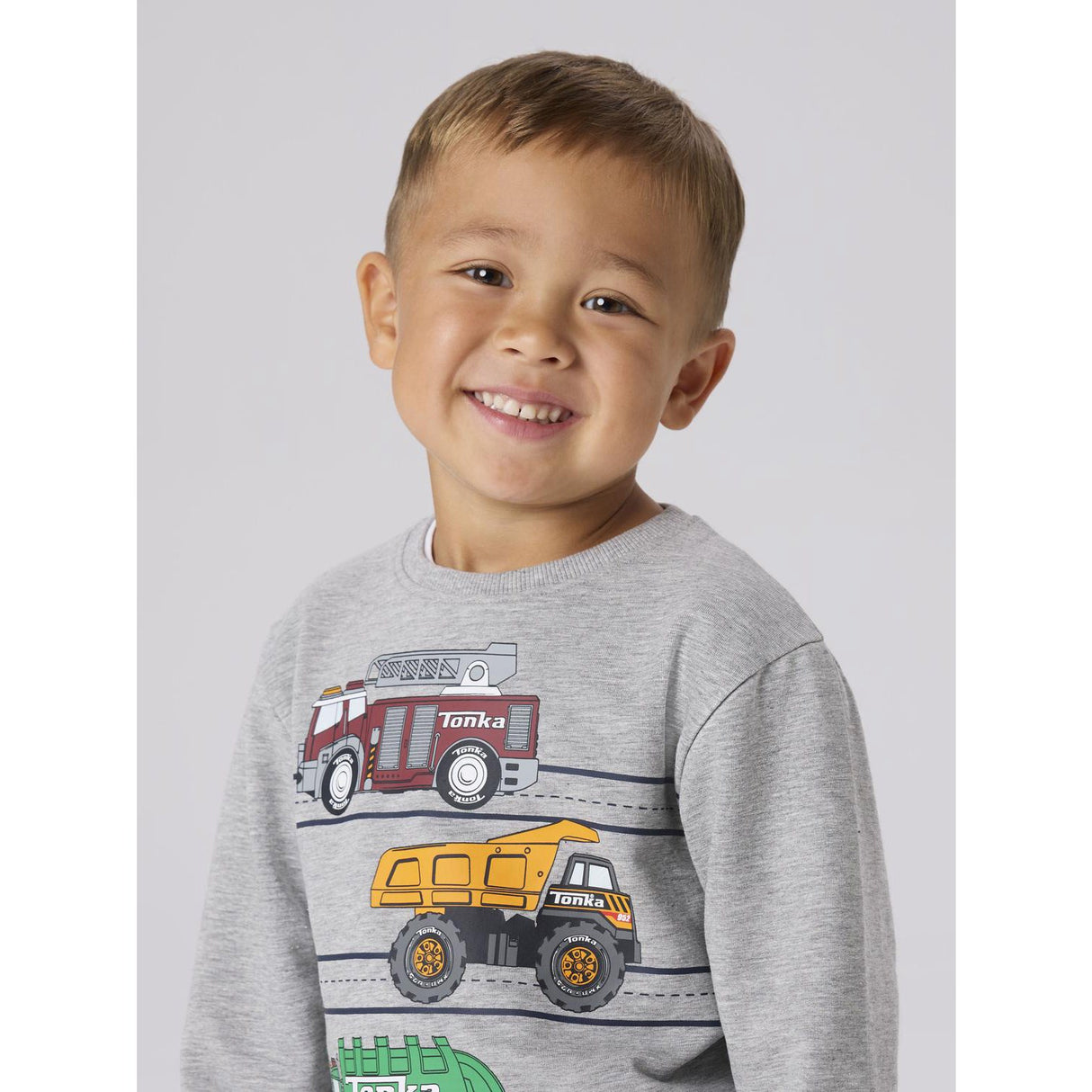 Name It Grey Melange Nmmjorge Tonka Nreg Sweat Unb Cplg