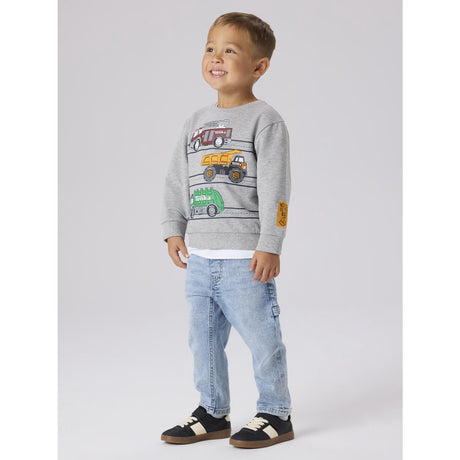 Name It Grey Melange Nmmjorge Tonka Nreg Sweat Unb Cplg
