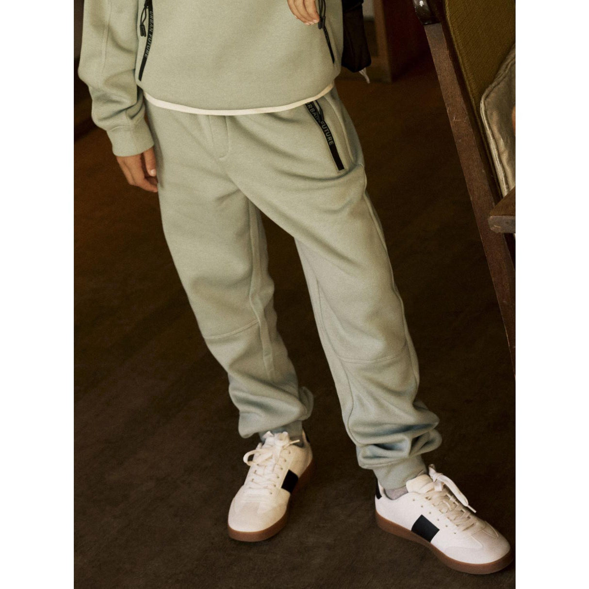 Name It Green Milieu Nkmleo Nreg Sweat Byxor Bru