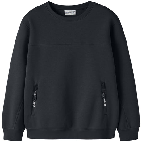 Name It Black Nkmleo Ls Nreg Sweat Bru