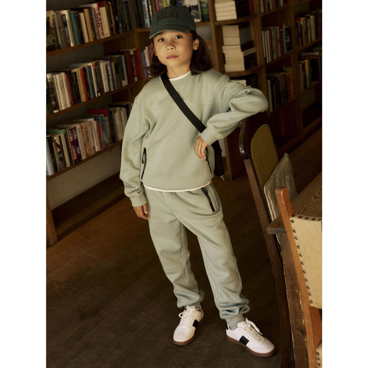 Name It Green Milieu Nkmleo Nreg Sweat Byxor Bru