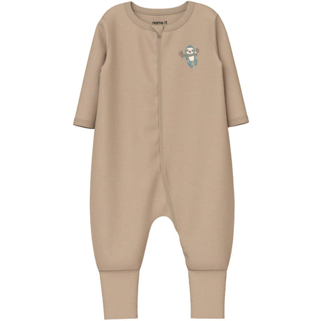 Name It Jet Stream Nbnnightsuit 2P Zip Ff Sloth Noos