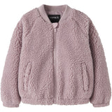Name It Violet Ice Nmfmiffy Sherpa Jacka