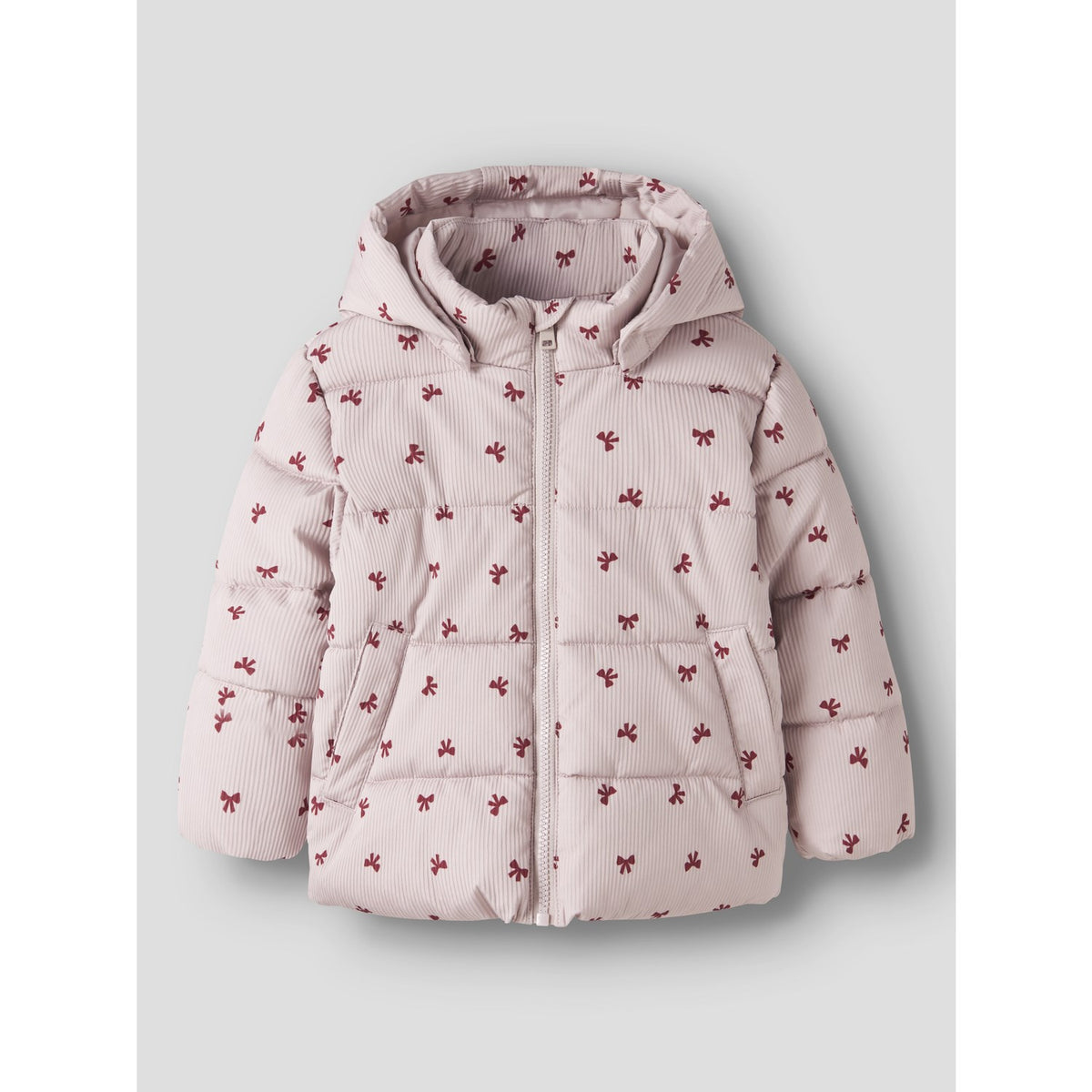 Name It Violet Ice Bows Nmfmonday Puffer Jacka