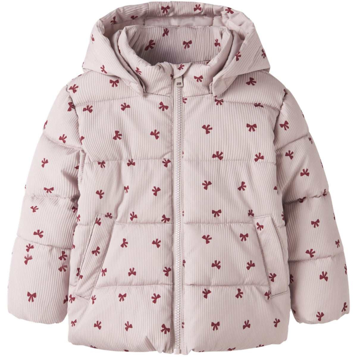 Name It Violet Ice Bows Nmfmonday Puffer Jacka