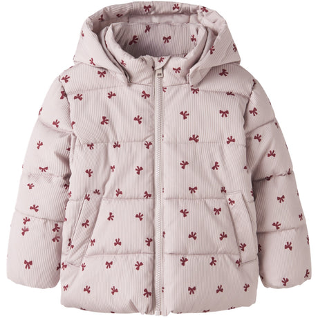 Name It Violet Ice Bows Nmfmonday Puffer Jacka