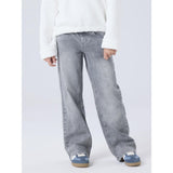 Name It Medium Grey Denim Nkfrose Wide Jeans 8809-Md Tb