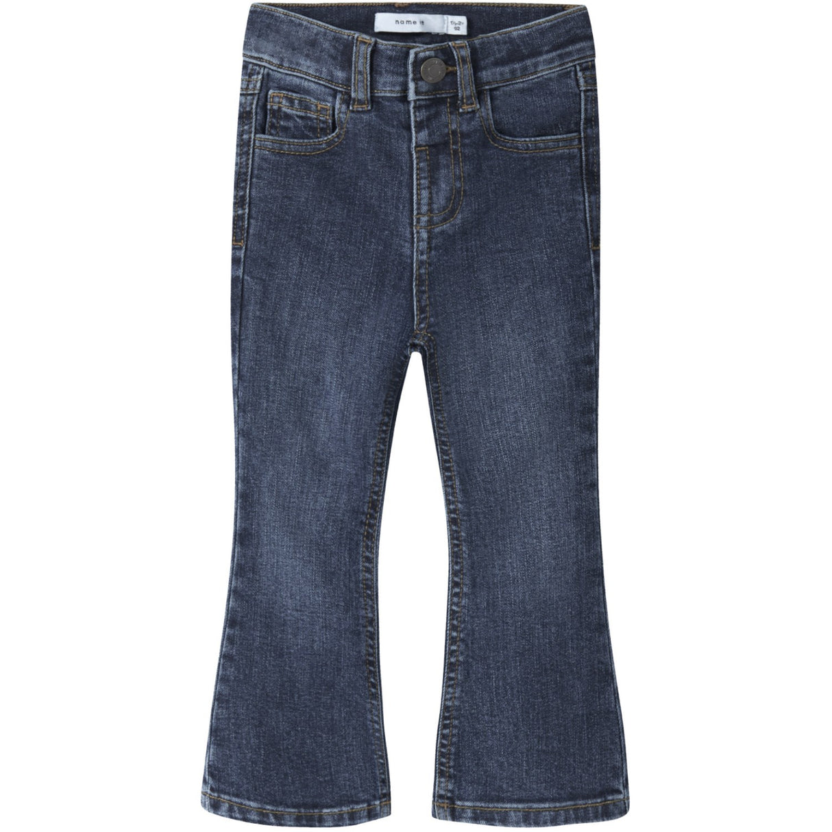 Name It Dark Blue Denim Nmfpolly Bootcut Jeans 8809-Md Tb