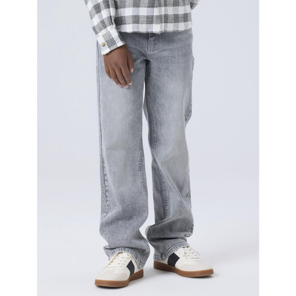Name It Medium Grey Denim Nkmryan Straight Jeans 8809-Md Tb