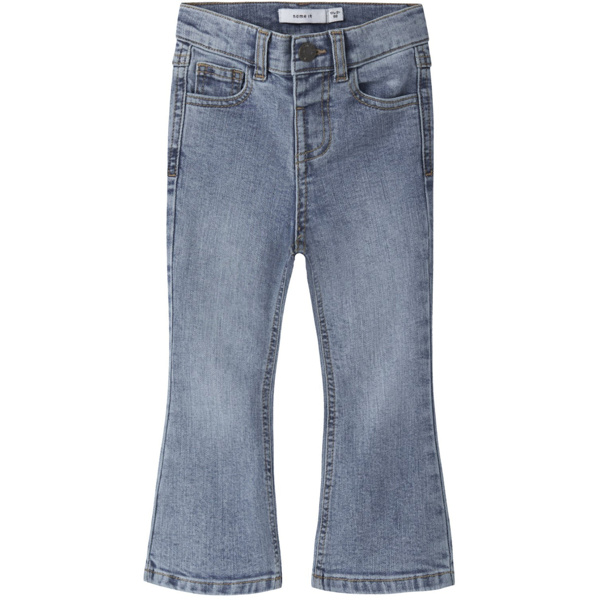 Name It Medium Blue Denim Nmfpolly Bootcut Jeans 8809-Md Tb