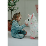 KREA® Hop & Bounce Plys Enhjørning Regnbue