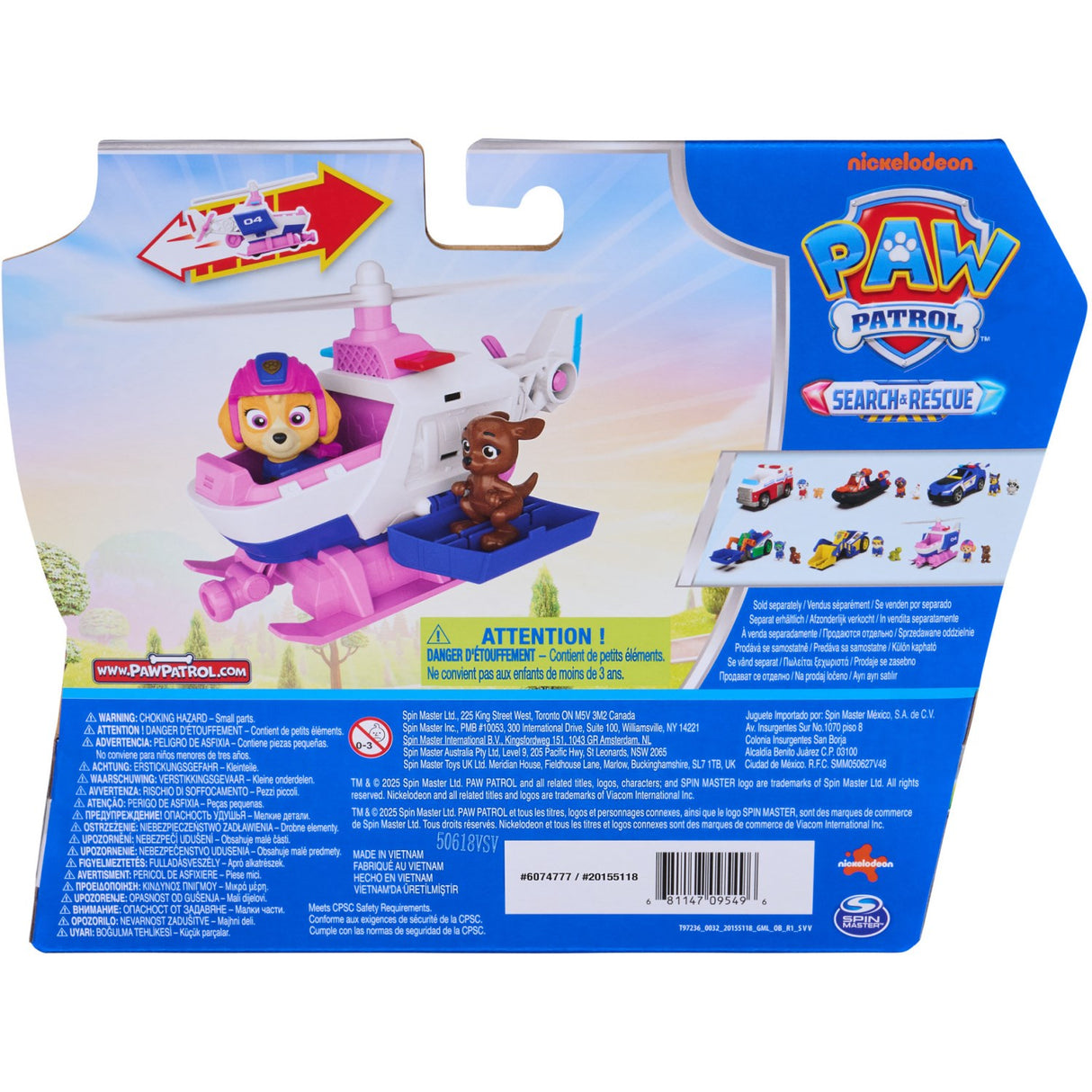 Paw Patrol Search&Rescue Køretøj-Skye