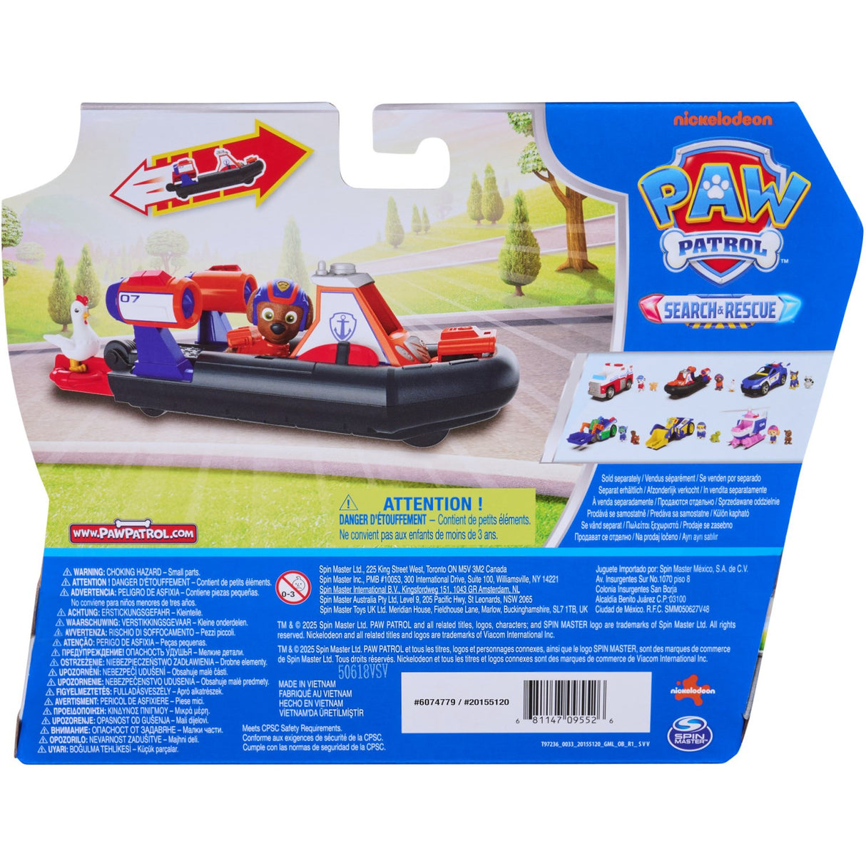 Paw Patrol Search&Rescue Køretøj-Zuma