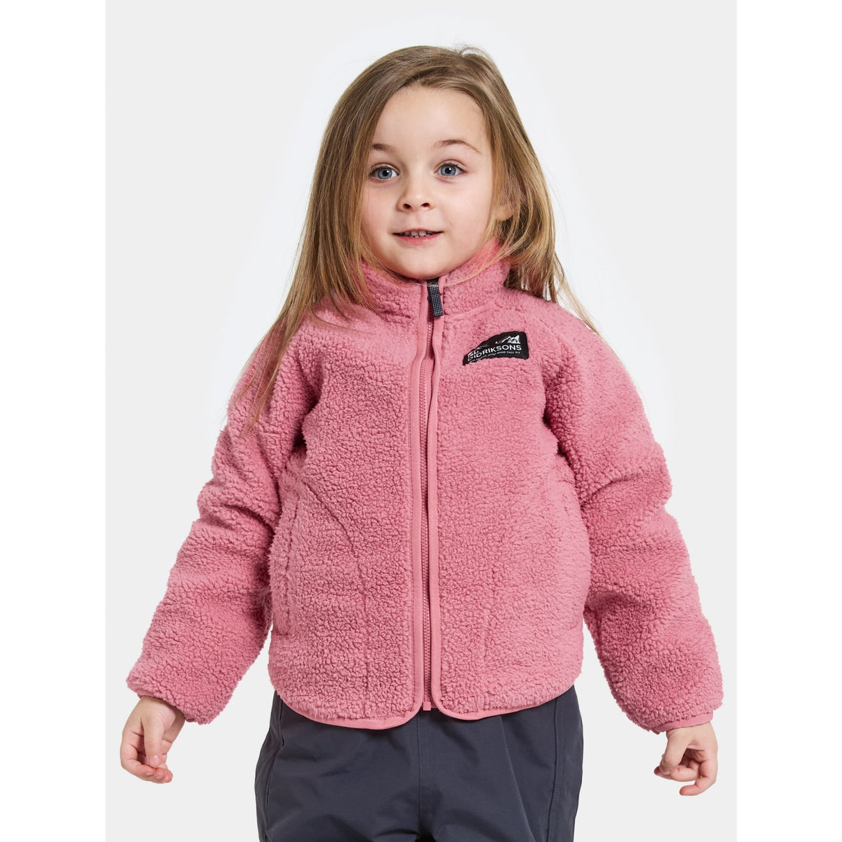 Didriksons Heather Pink Gibbs Kids Fullzip 2