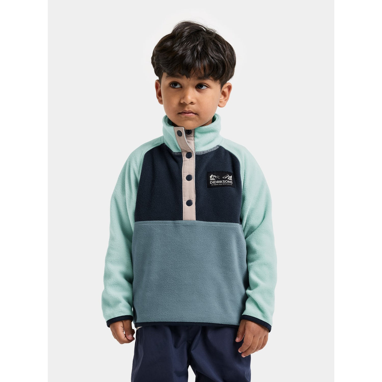 Didriksons Factory Blue Monte Kids Half Bu 5