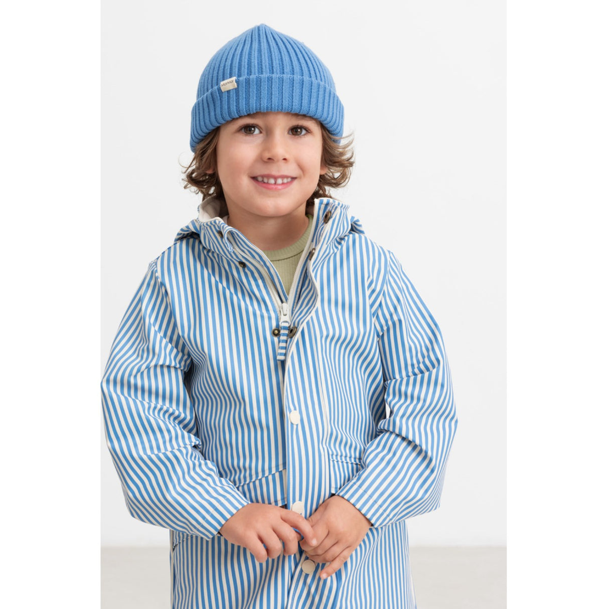 MarMar Rainwear Blue Stripe October Jacka