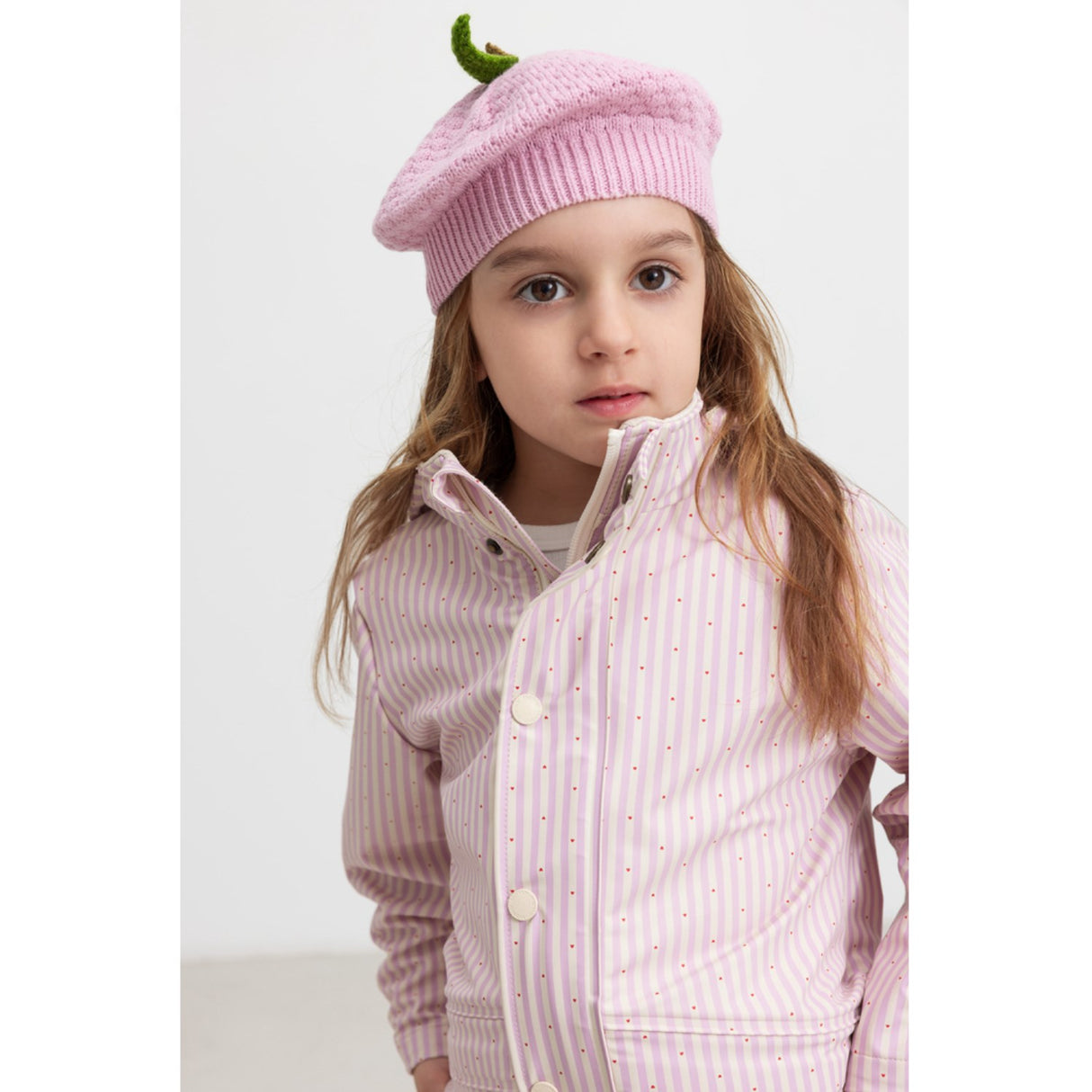 MarMar Rainwear Pink Stripe October Jacka
