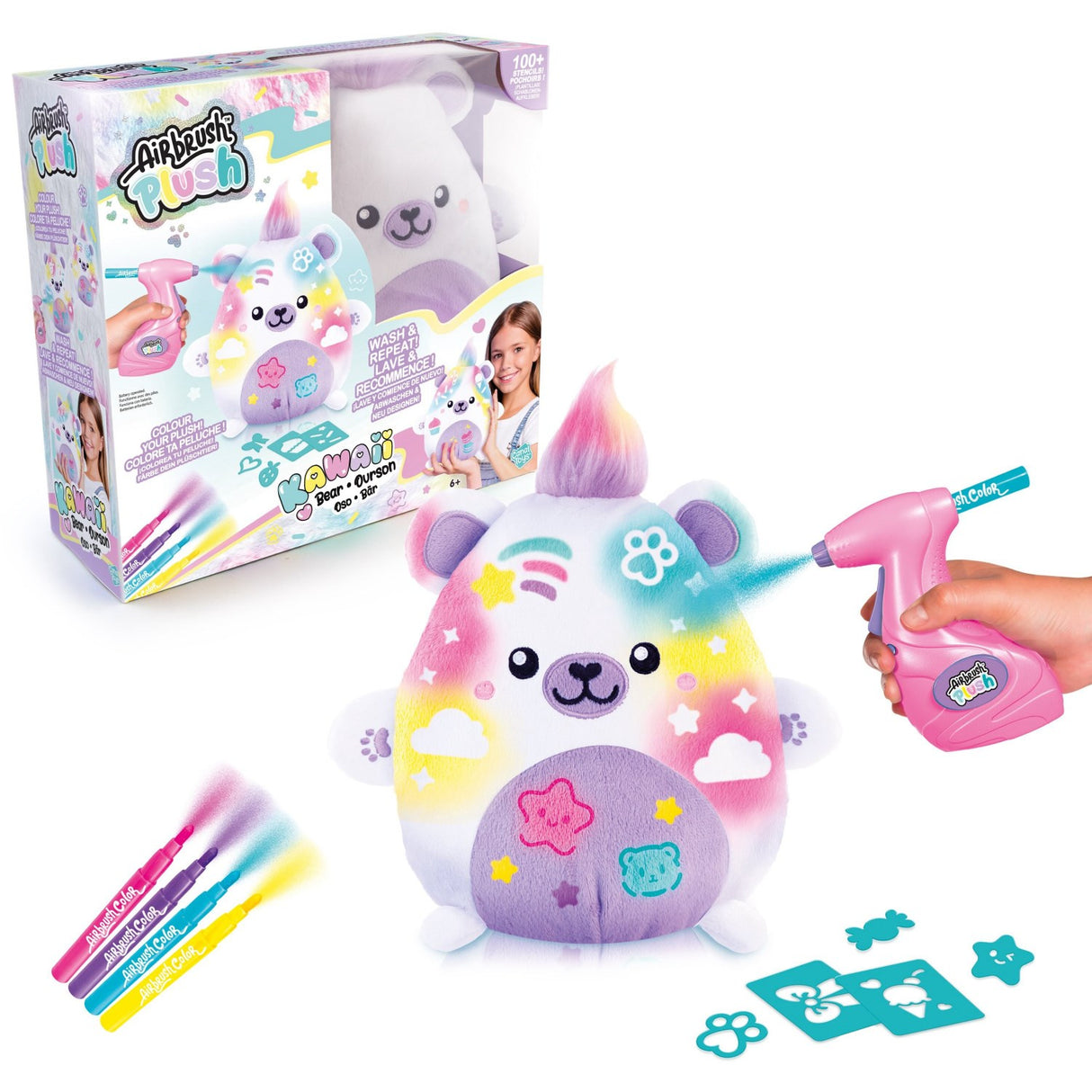 Airbrush Plush Kawaii Björn