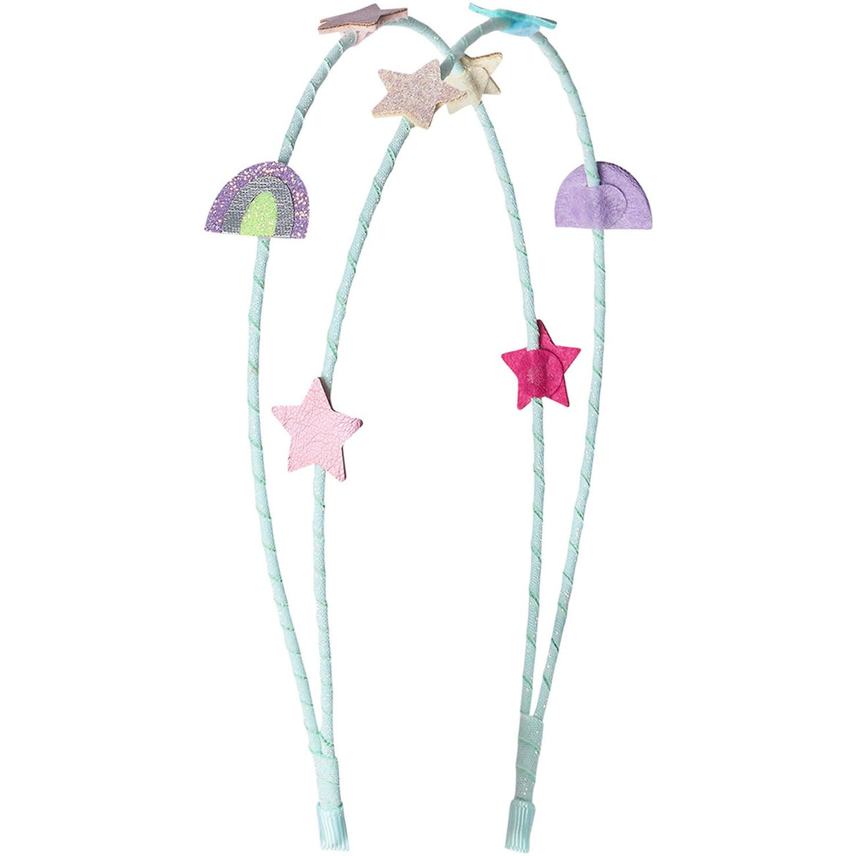 Mimi & Lula Dubbel Hårbøjle - Rainbow And Star My Little Unicorn