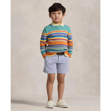 Polo Ralph Lauren Blue Seersucker Preppy Shorts