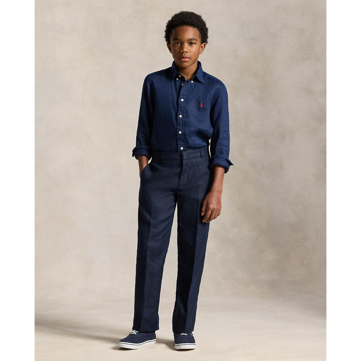 Polo Ralph Lauren Newport Navy Sport Skjorta