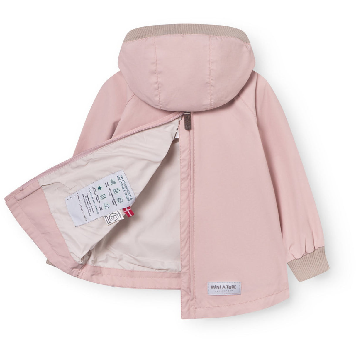 Mini A ture Rose Smoke Matbabyvito Anorak. Grs