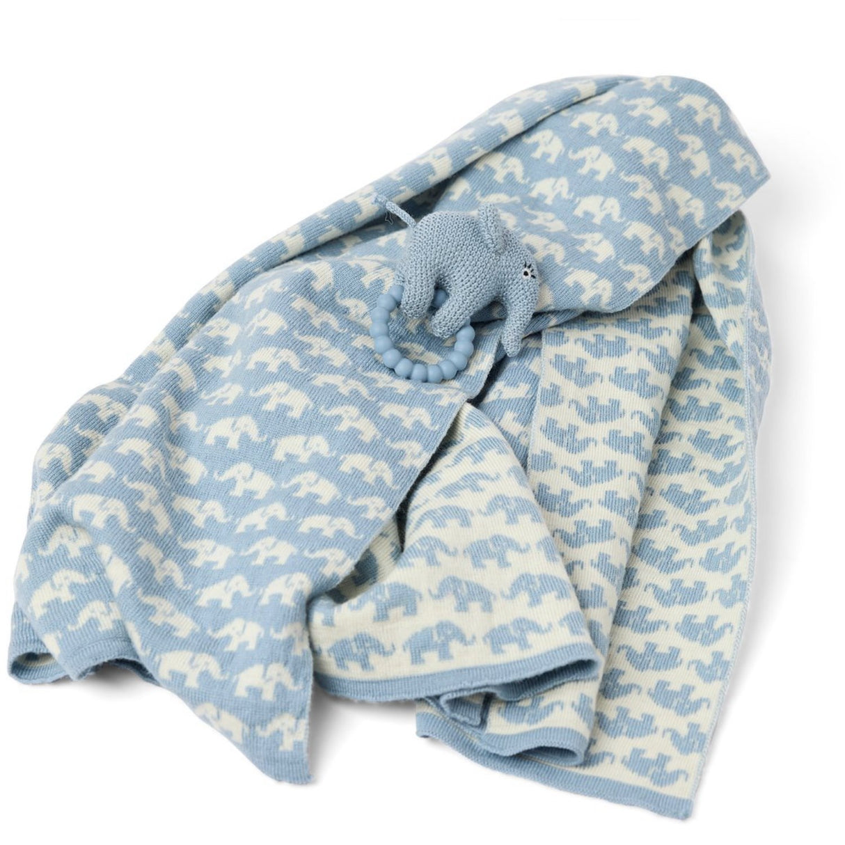 Smallstuff Light Blue Elephant Skallra