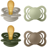 Bibs Sand/Sage/Hunter Green/Dark Oak Napp Supreme 4-Pack Latex