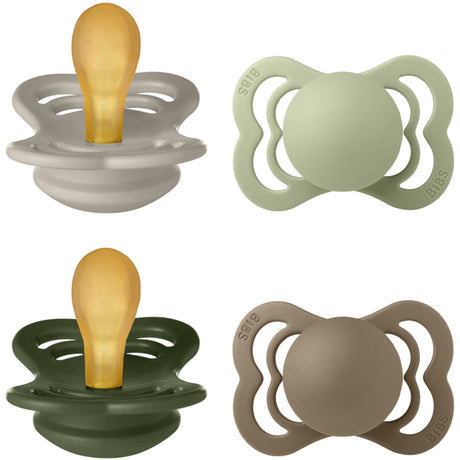 Bibs Sand/Sage/Hunter Green/Dark Oak Napp Supreme 4-Pack Latex