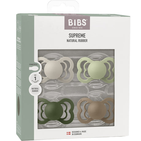 Bibs Sand/Sage/Hunter Green/Dark Oak Napp Supreme 4-Pack Latex