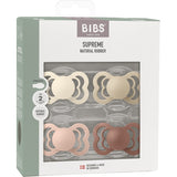 Bibs Ivory/Vanilla/Blush/Woodchuck Napp Supreme 4-Pack Latex