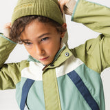 Mini A ture Granite Green Col. B. Matvalon Fleece Lined Jacket. Grs