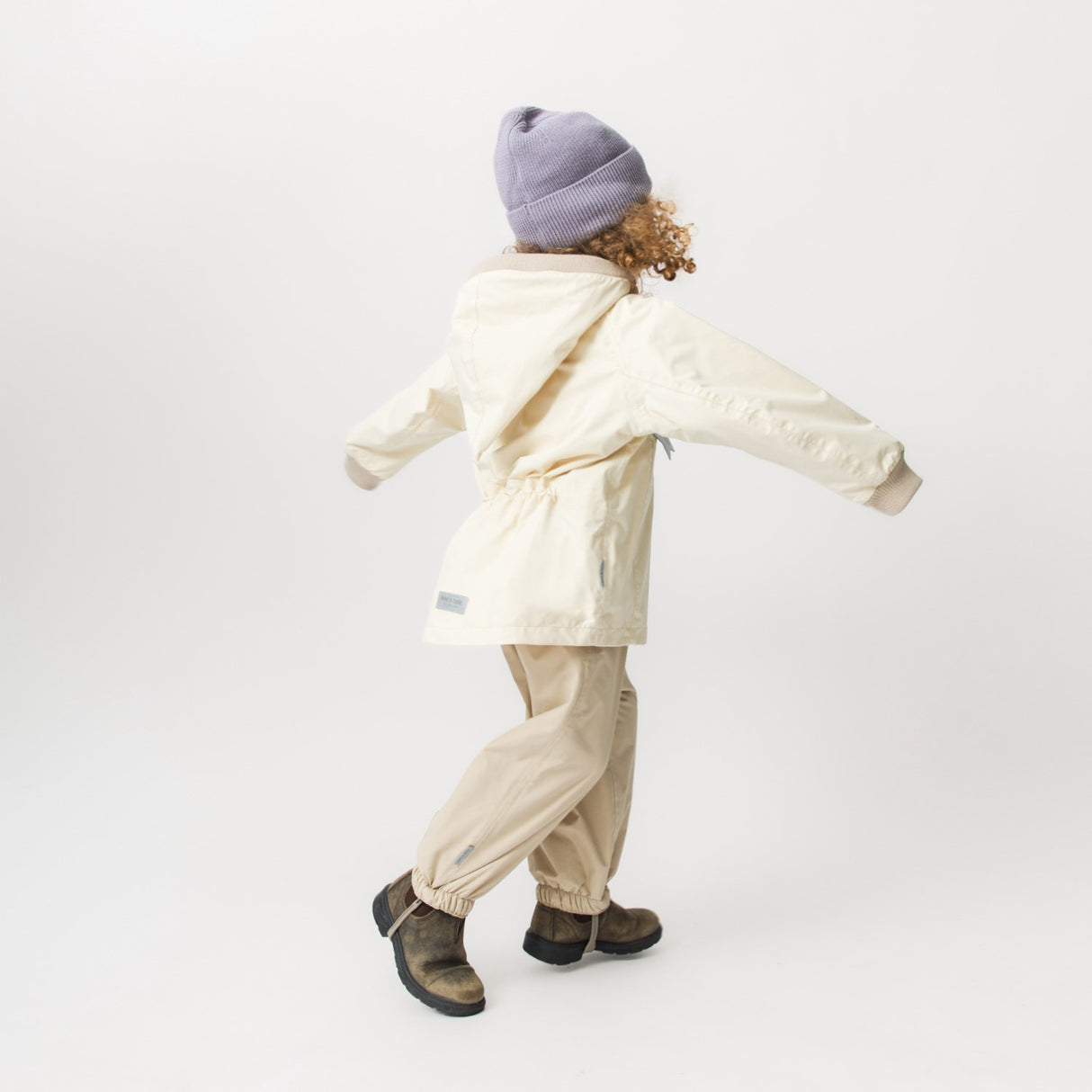 Mini A ture Sandshell Matwai Fleece Lined Jacket. Grs