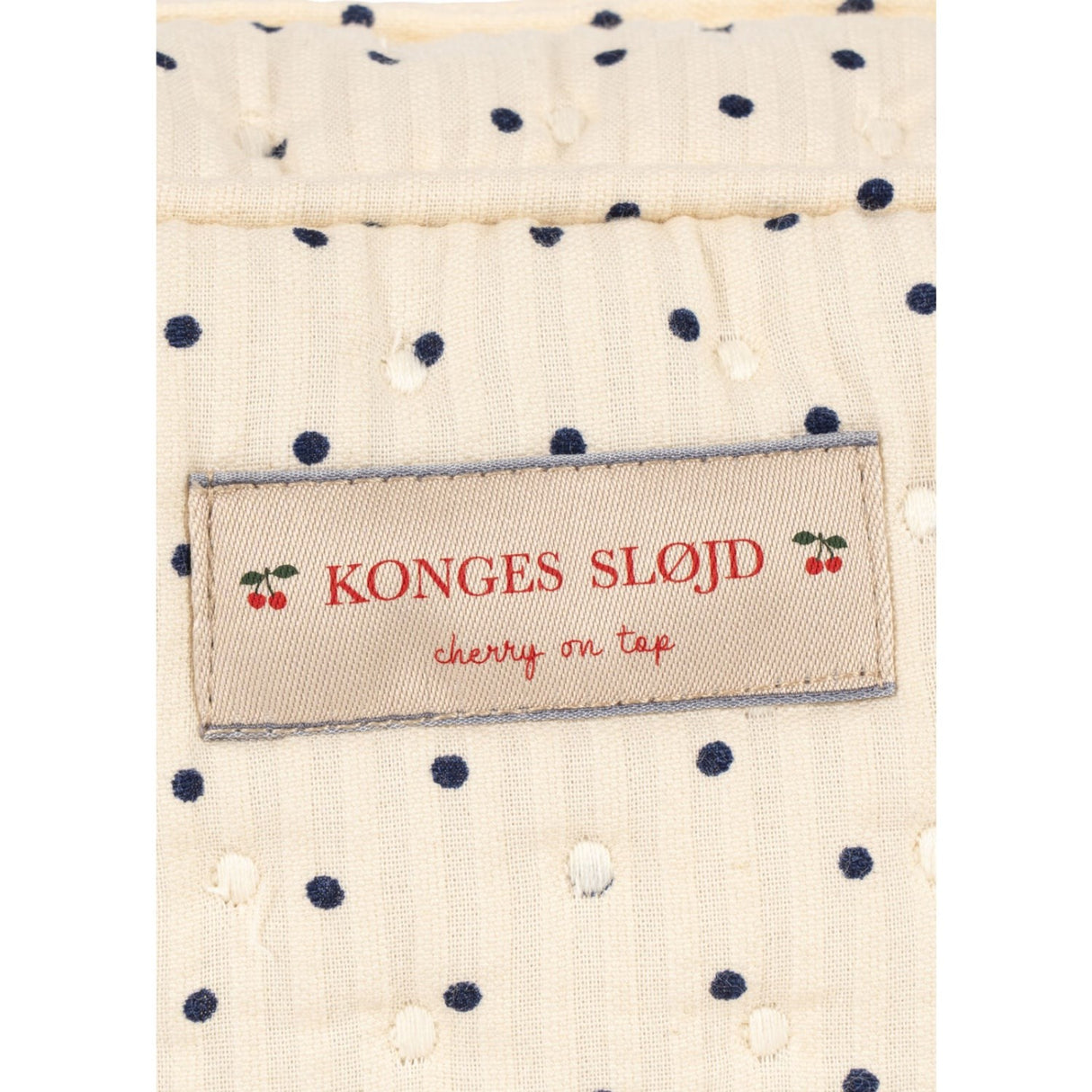 Konges Sløjd Estate Dot Seersucker Small Toiletry Väska