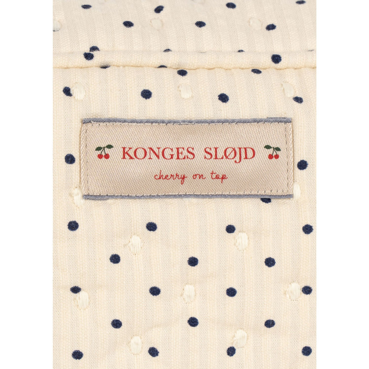 Konges Sløjd Estate Dot Seersucker Big Toiletry Väska