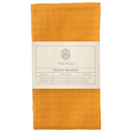 by KlipKlap Ochre Muslinfilt