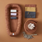 by KlipKlap Brown Indian Diamonds Baby Nest