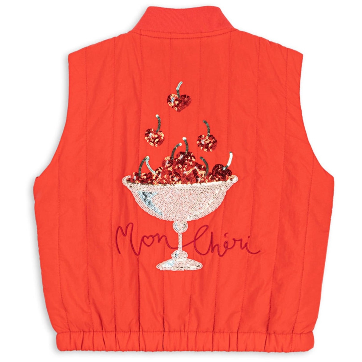 Konges Sløjd Fiery Red Juno Paljet Väst