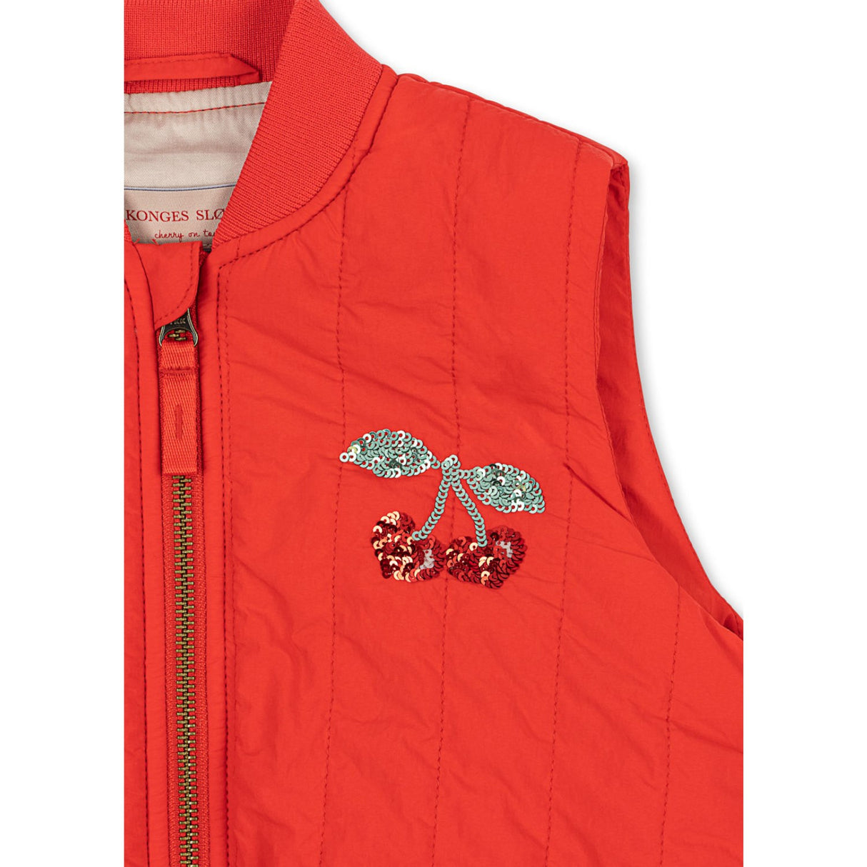 Konges Sløjd Fiery Red Juno Paljet Väst