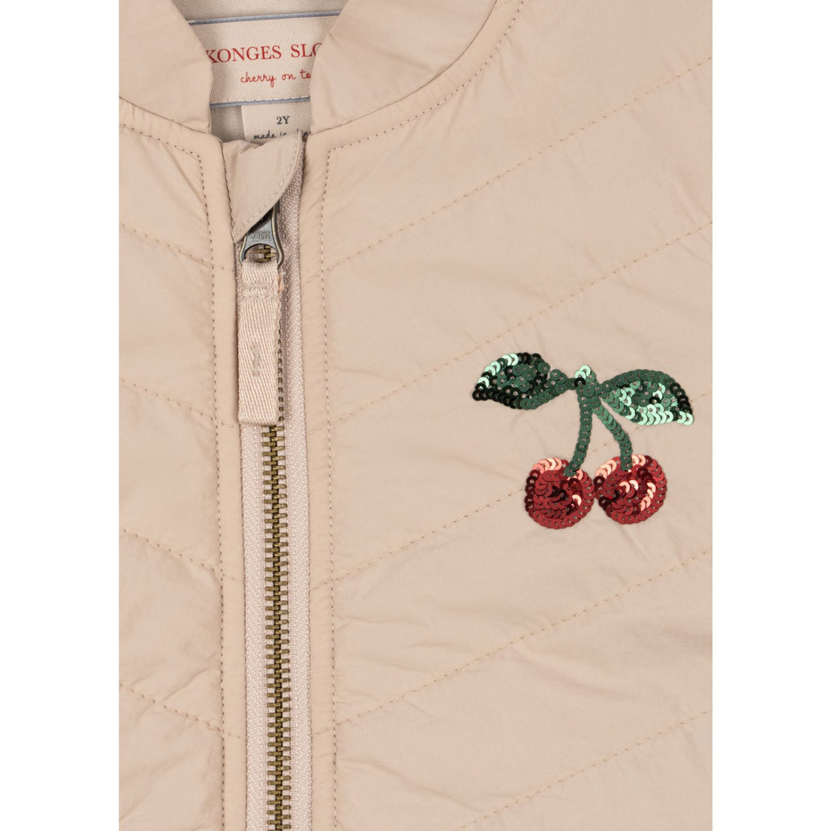 Konges Sløjd Smoke Gray Juna Paljet Bomber Jacka