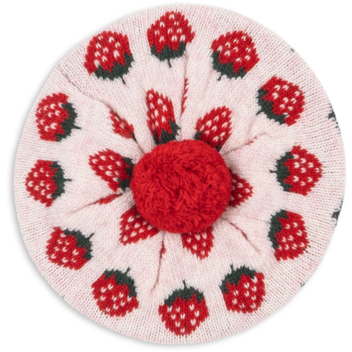 Konges Sløjd Strawberry Belou Stickad Beret