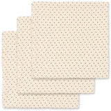 Konges Sløjd Estate Dot 3 Pack Muslin Cloth Gots