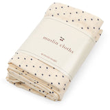 Konges Sløjd Estate Dot 3 Pack Muslin Cloth Gots
