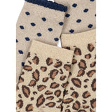 Konges Sløjd Leo/Dot 2 Pack Leo Och Dot Glitter Jacquard Strumpor