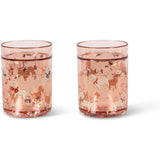 Konges Sløjd Woof Letter Rose 2 Pack Glitter Cups