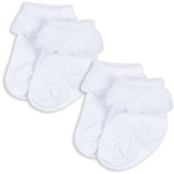Konges Sløjd Optic White 2 Pack Frill Strumpor