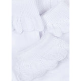 Konges Sløjd Optic White 2 Pack Frill Strumpor